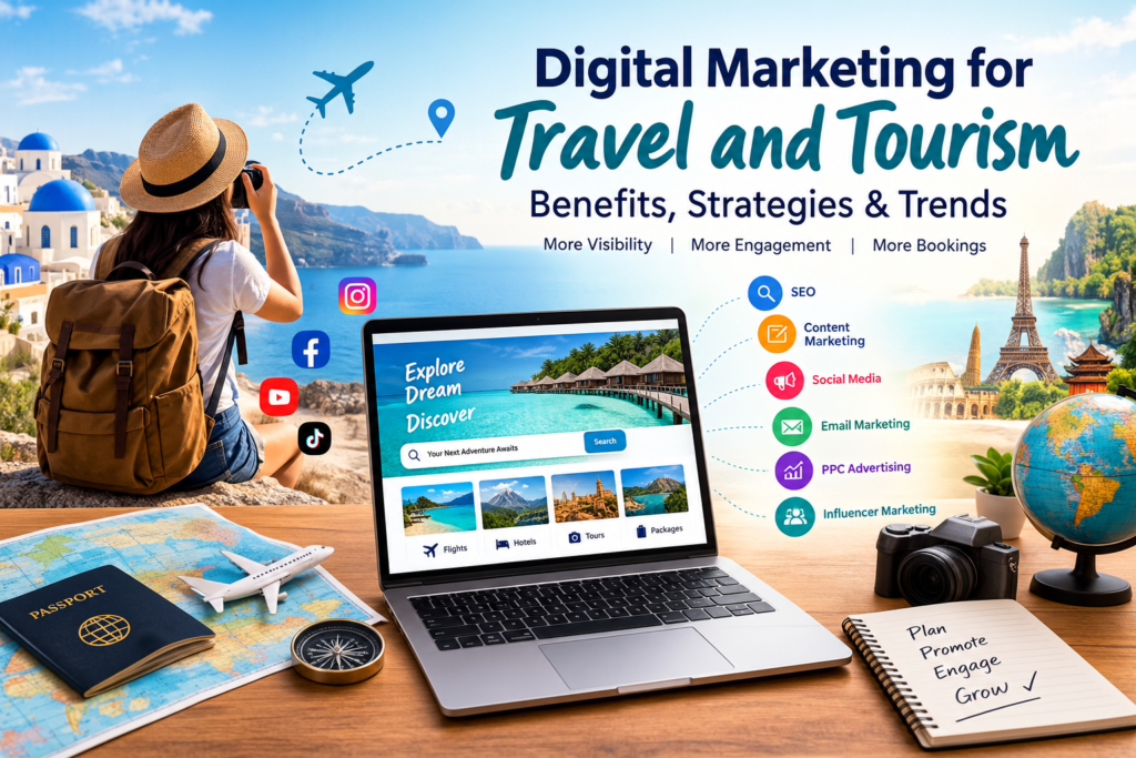 Digital Marketing for Travel and Tourism: Benefits, Strategies & Trends